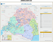 Стенд информационный Карта-схема РОССЕТИ